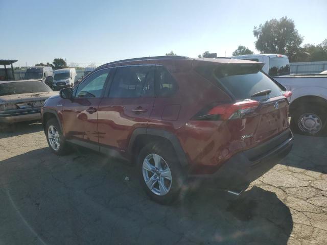 TOYOTA RAV4 XLE 2020 red  hybrid engine JTMRWRFV9LD072342 photo #3