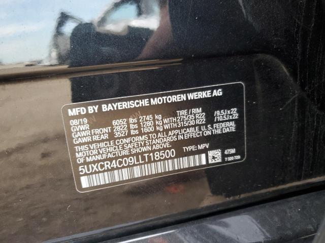 2020 BMW X5 SDRIVE 5UXCR4C09LLT18500