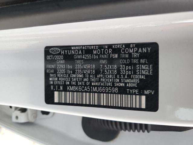 2021 HYUNDAI KONA NIGHT KM8K6CA51MU669598