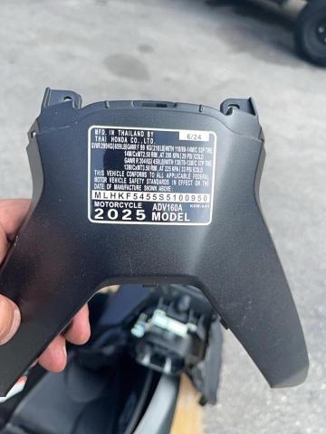 2025 HONDA ADV160 A MLHKF5455S5100950