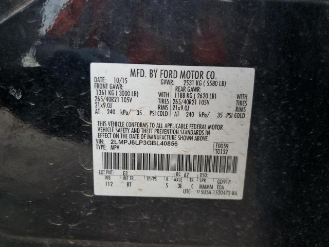 2016 LINCOLN MKX RESERV - 2LMPJ6LP3GBL40856