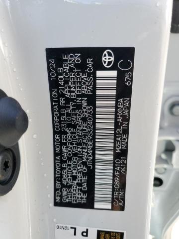 2025 TOYOTA COROLLA SE JTND4MBE9S3240733