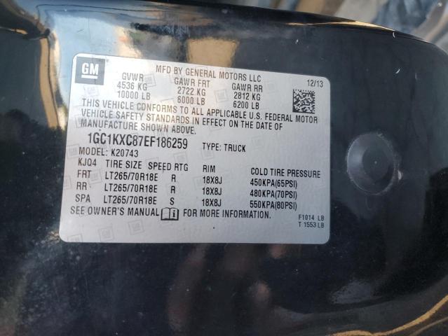 2014 CHEVROLET SILVERADO - 1GC1KXC87EF186259