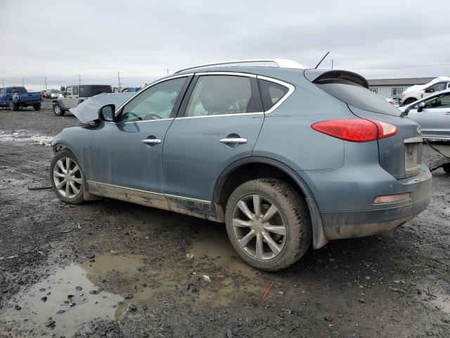 INFINITI EX35 BASE 2008 blue  gas JNKAJ09F68M352074 photo #3