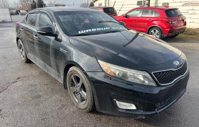 KIA OPTIMA LX 2014 black sedan 4d gas 5XXGM4A70EG271541 photo #1