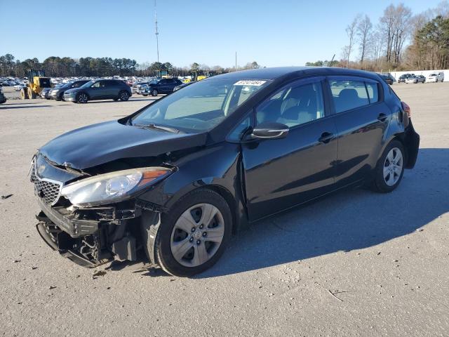 KIA FORTE LX 2016 black hatchbac gas KNAFK5A85G5568695 photo #1