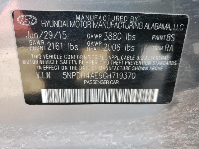 2016 HYUNDAI ELANTRA SE - 5NPDH4AE9GH719370