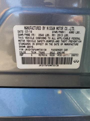 2017 INFINITI Q50 PREMIU - JN1EV7AP4HM730139