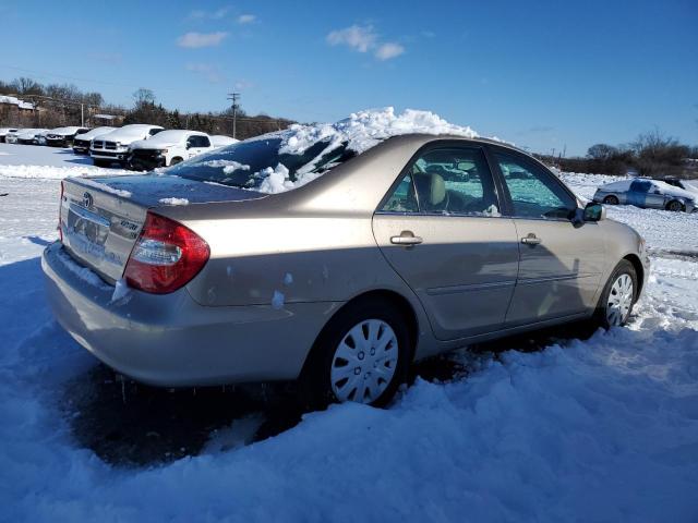 TOYOTA CAMRY LE 2002 beige  Gasoline 4T1BE30K42U104687 photo #4