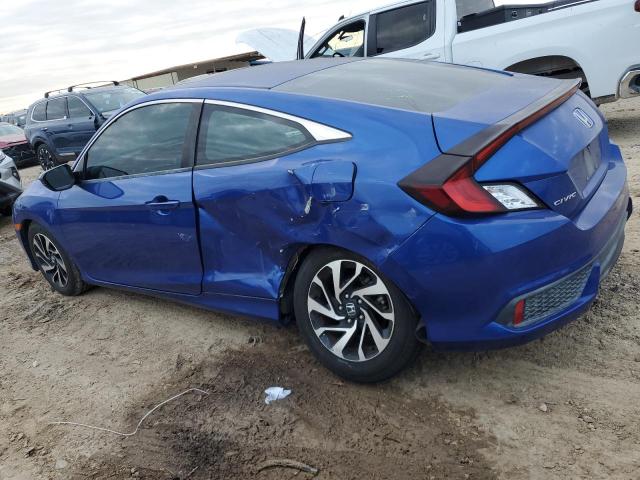 HONDA CIVIC LX 2017 blue  gas 2HGFC4B04HH305743 photo #3