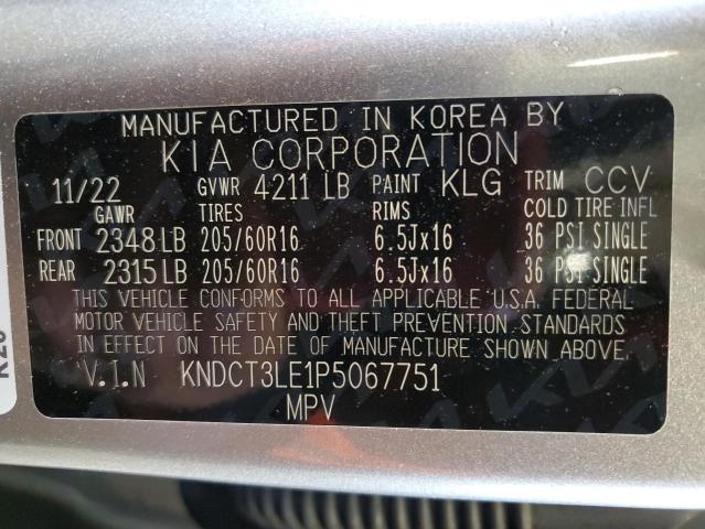2023 KIA NIRO SX KNDCT3LE1P5067751