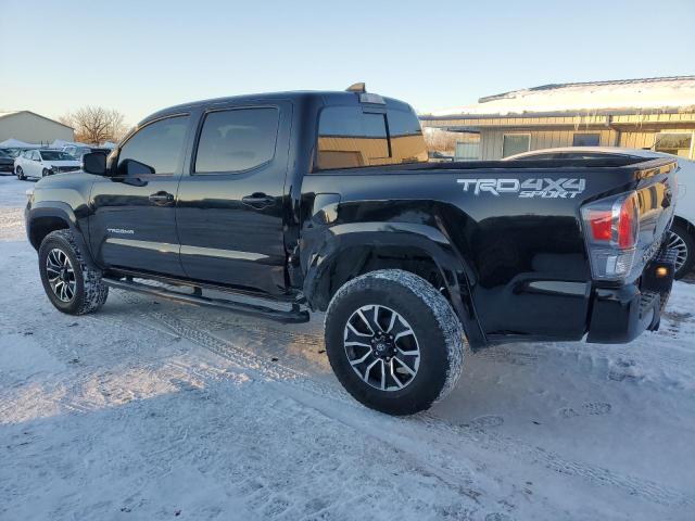 TOYOTA TACOMA DOU 2021 black  Gasoline 5TFCZ5AN4MX260764 photo #3