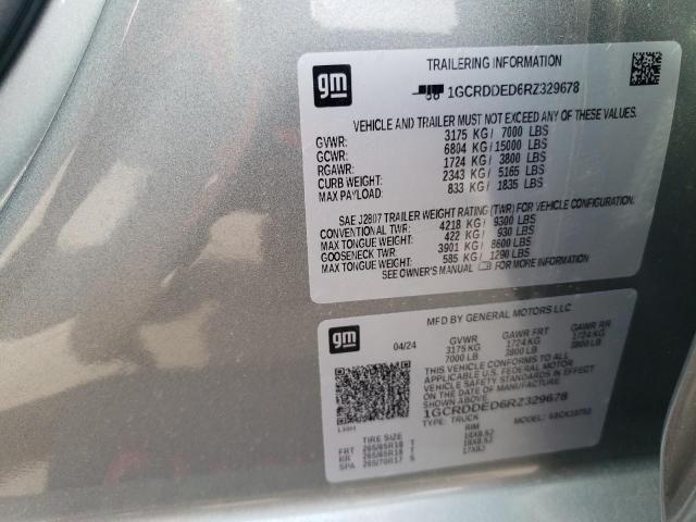 2024 CHEVROLET SILVERADO - 1GCRDDED6RZ329678