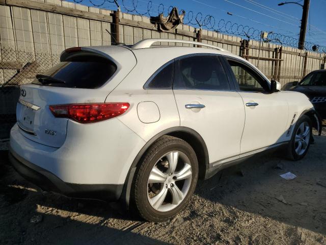 INFINITI FX35 2009 white  gas JNRAS18U59M100712 photo #4
