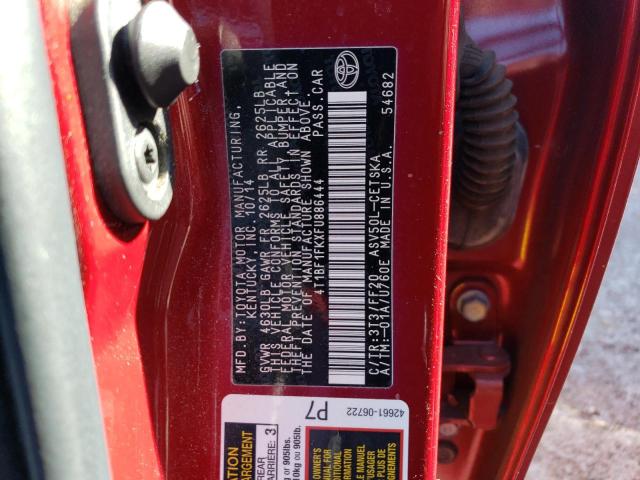 2015 TOYOTA CAMRY LE 4T1BF1FKXFU886444