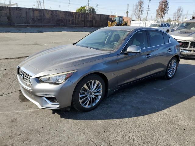 INFINITI Q50 LUXE 2018 gray  gas JN1EV7AP7JM366112 photo #1