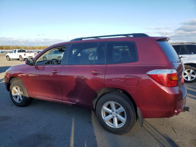 TOYOTA HIGHLANDER 2009 red 4dr spor gas JTEES41A192134642 photo #3