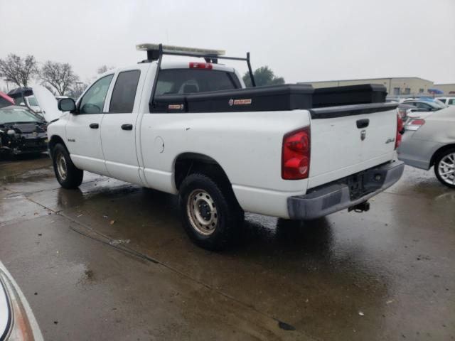 DODGE RAM 1500 S 2008 white crew pic gas 1D7HU18N68S556848 photo #3