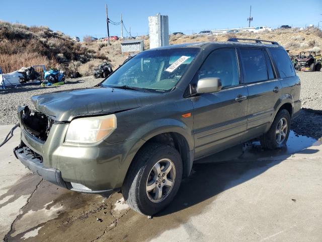 HONDA PILOT EX 2006 green  gas 5FNYF28406B014897 photo #1