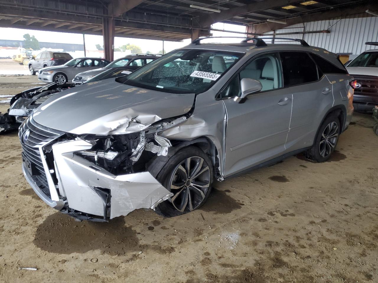 JTJDGKCA5J2001645 LEXUS RX 450H L 2018
