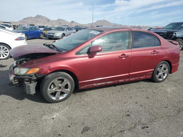 HONDA CIVIC EX 2008 red  gas 1HGFA16808L024434 photo #1