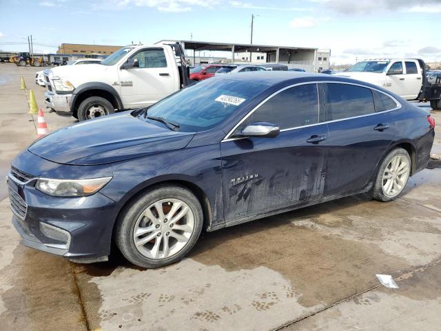 CHEVROLET MALIBU LT 2017 blue sedan 4d gas 1G1ZE5ST7HF187073 photo #1