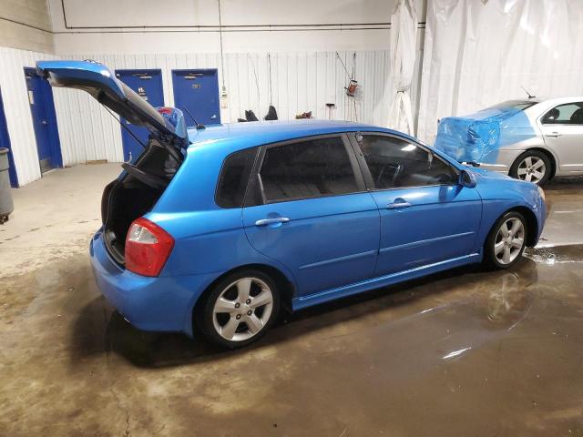 KIA SPECTRA5 5 2008 blue  gas KNAFE162685016113 photo #4