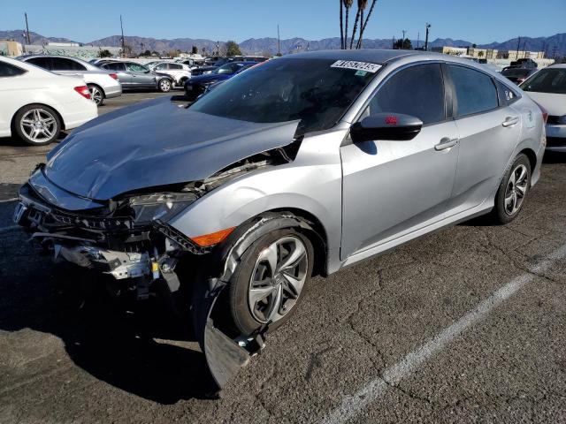 HONDA CIVIC LX 2020 silver  gas 2HGFC2F65LH536565 photo #1