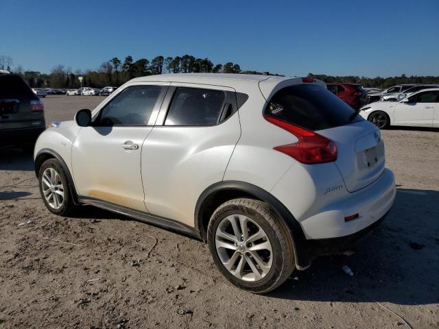 NISSAN JUKE S 2014 white  gas JN8AF5MR4ET352047 photo #3