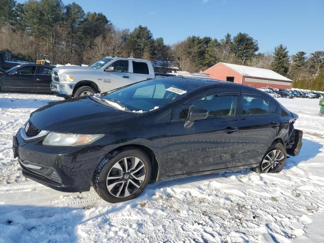 HONDA CIVIC EX 2015 black  gas 19XFB2F86FE244264 photo #1