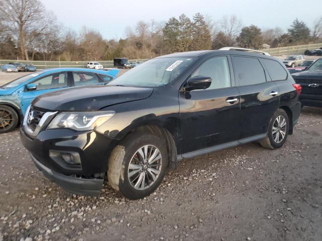 NISSAN PATHFINDER 2017 black  gas 5N1DR2MN7HC618771 photo #1