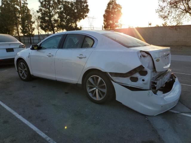 LINCOLN MKS 2010 white  gas 1LNHL9DR1AG604619 photo #3