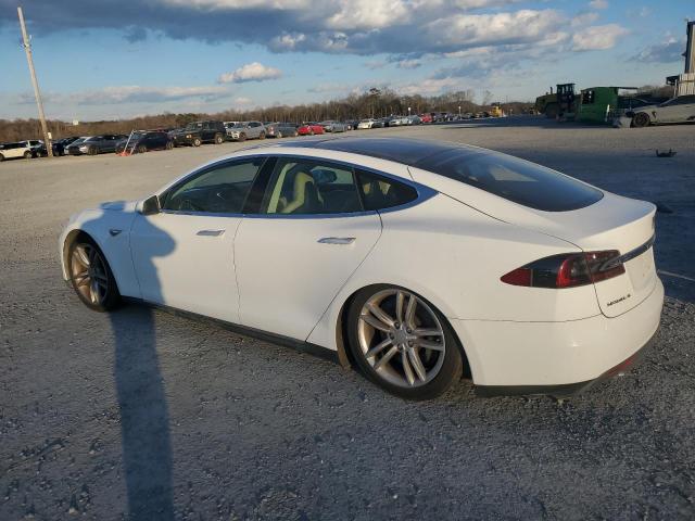 TESLA MODEL S 2013 white  electric 5YJSA1CN5DFP04320 photo #3