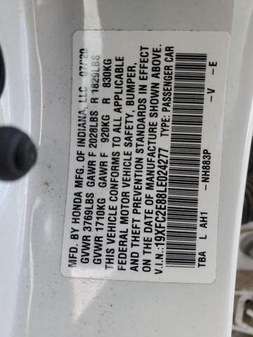 2020 HONDA CIVIC SPOR - 19XFC2E88LE024277