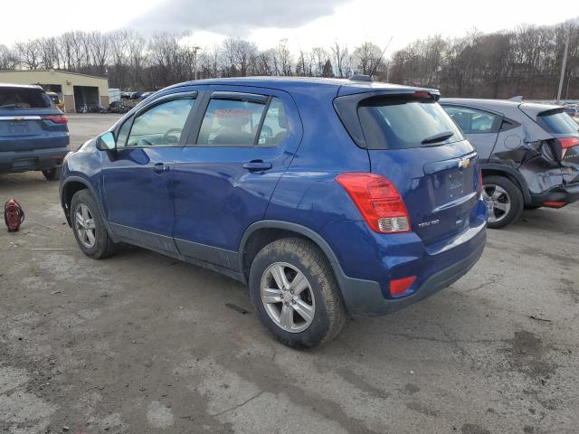 CHEVROLET TRAX LS 2017 blue  gas 3GNCJNSB9HL162155 photo #3