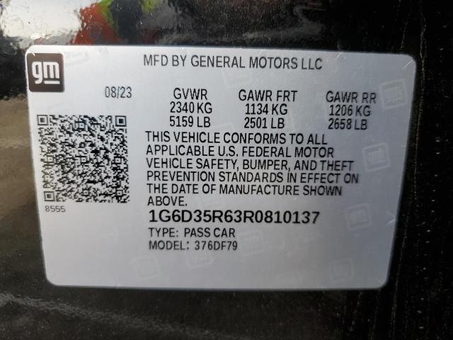 2024 CADILLAC CT5-V BLAC 1G6D35R63R0810137