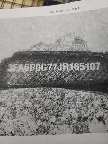 2018 FORD FUSION S - 3FA6P0G77JR165107