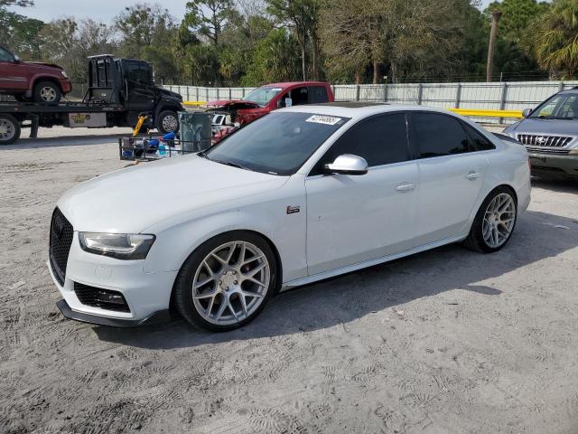 AUDI S4 PREMIUM 2013 white  gas WAUBGAFL0DA088749 photo #1