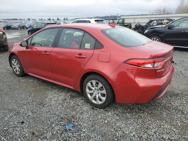 TOYOTA COROLLA LE 2020 red  gas JTDEPRAE6LJ114535 photo #3