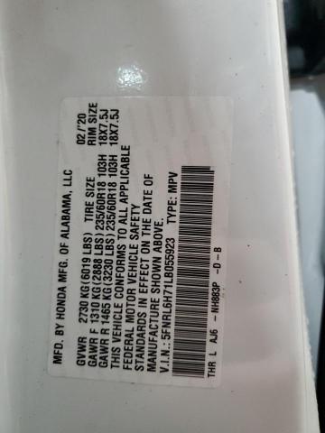 2020 HONDA ODYSSEY EX - 5FNRL6H71LB055923