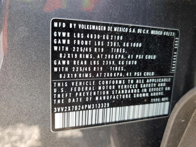 2023 VOLKSWAGEN TAOS SEL 3VV2X7B24PM313329