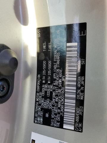 2021 LEXUS RX 450H L JTJHGKFA3M2019630