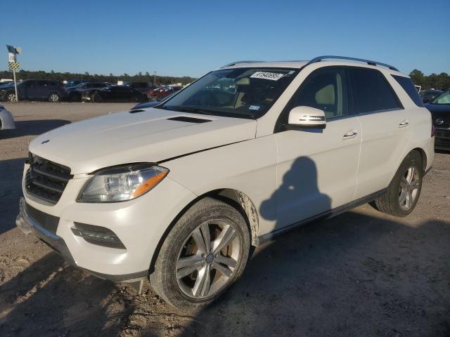 MERCEDES-BENZ ML 350 2014 white  gas 4JGDA5JB7EA300899 photo #1