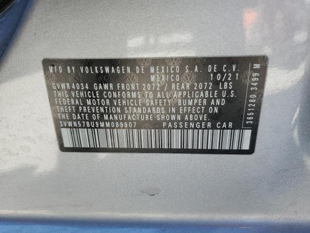 2021 VOLKSWAGEN JETTA S - 3VWN57BU9MM089907