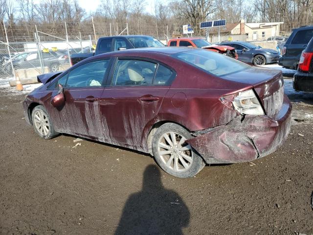 Vin: 19xfb2f82ce388227, lot: 52287915, honda civic ex 20122