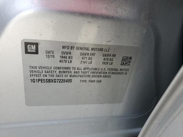 2016 CHEVROLET CRUZE LIMI - 1G1PE5SBXG7228495