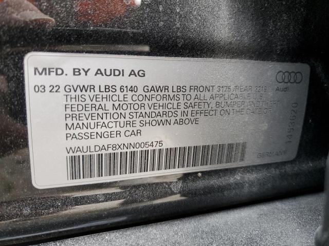 2022 AUDI A8 L WAULDAF8XNN005475
