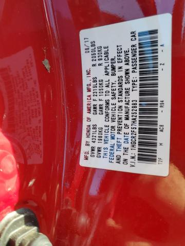 2017 HONDA ACCORD SPO - 1HGCR2F57HA252983