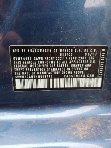 2017 VOLKSWAGEN GOLF ALLTR - 3VWM17AU4HM543771