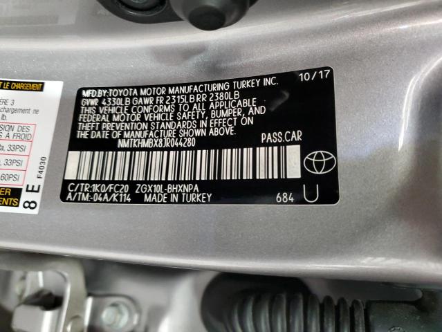 2018 TOYOTA CHR NMTKHMBX8JR044280